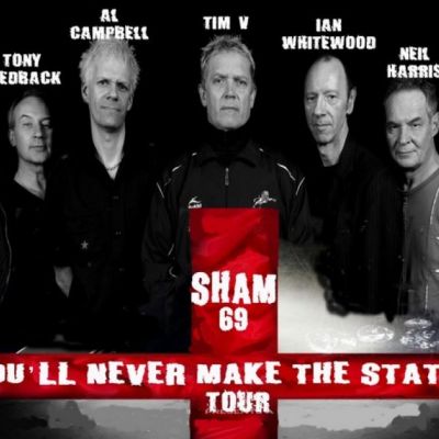 Sham 69 have going in out with members and it have been some angry feelings I can imagine here gives Tim his story about